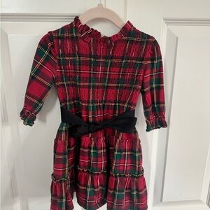 Ralph Lauren Red Plaid Kids Dress